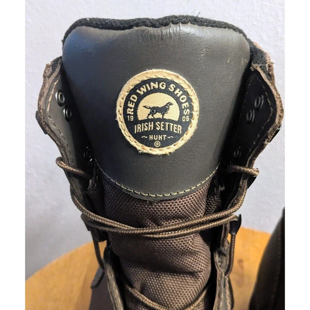 Irish Setter Men's 9.5 Gunflint II Leather Hunt Boots Ultra Dry Insulated 2812